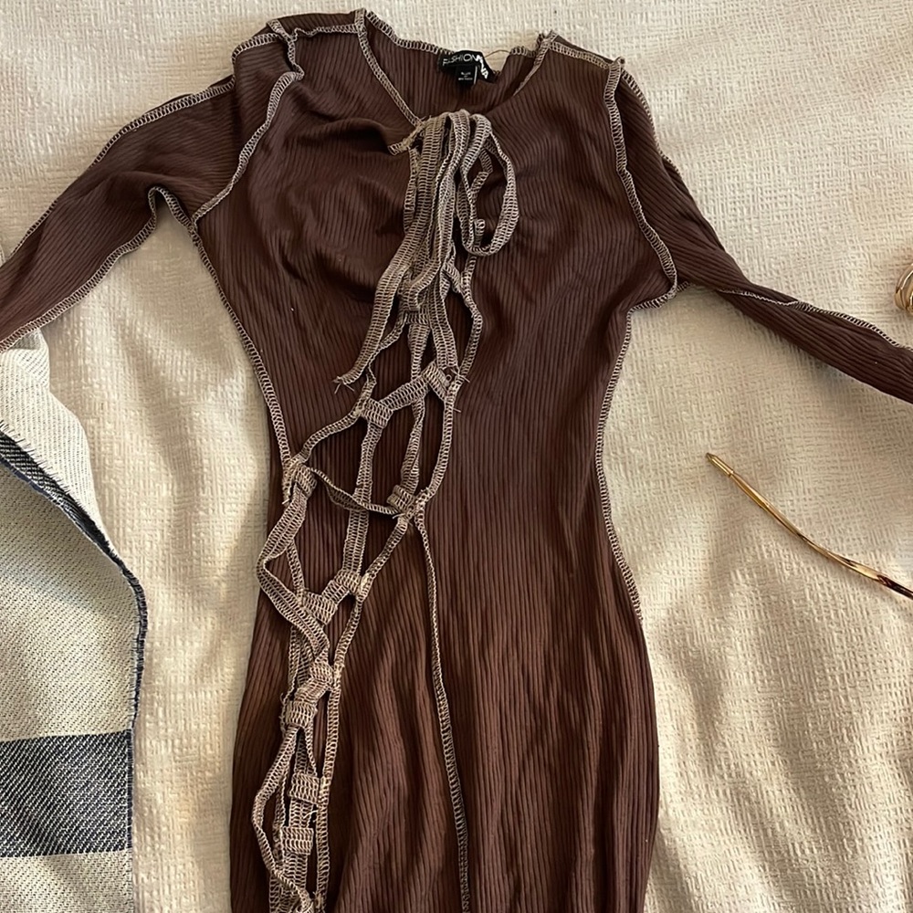 Fashion nova never worn cut out dress